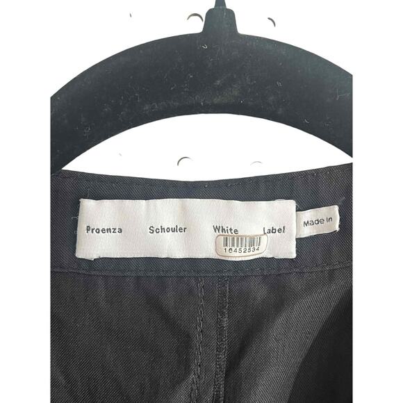 Proenza Schouler White Label Women's Preloved Rumbled Front Dress Black Size US6 - Picture 3 of 3